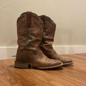 Western Worn in Riding Boot